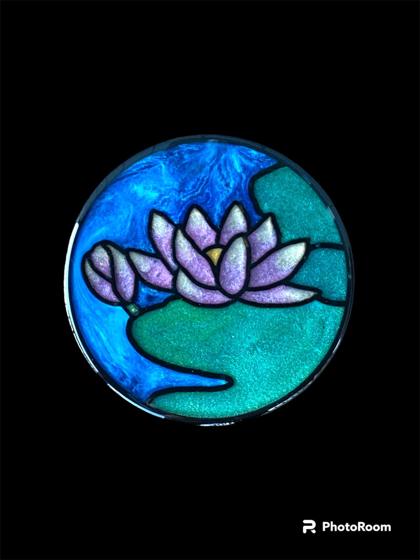 Pink water lilies